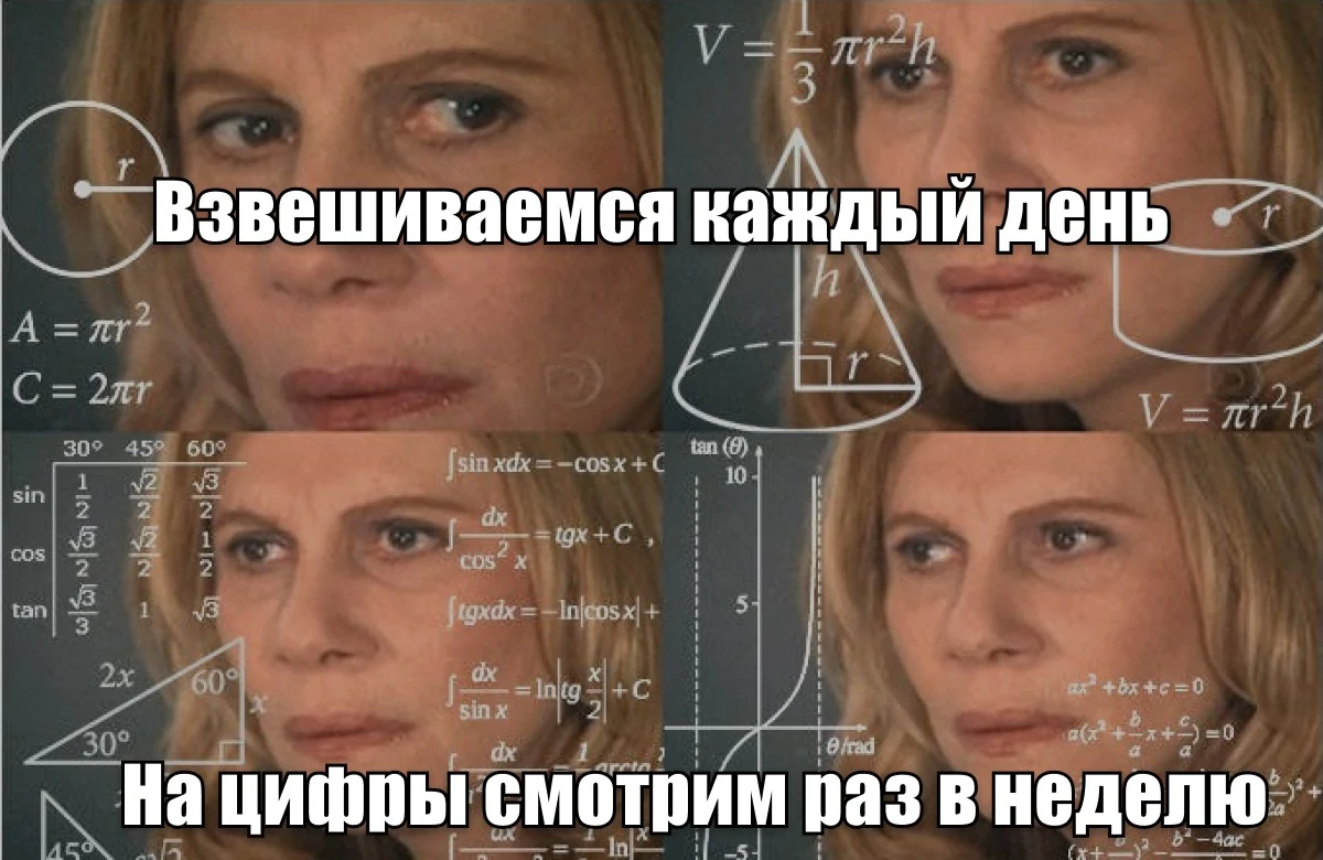 Взвешиваться каждый день, анализировать раз в неделю